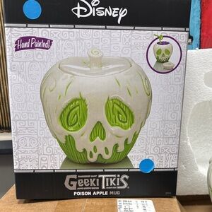 Disney Geeki Tikis Green and White Poison Apple Mug